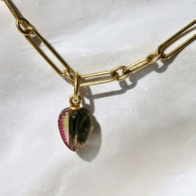 Load image into Gallery viewer, TOURMALINE LEAF PENDANT