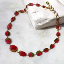 Load image into Gallery viewer, WATERMELON TOURMALINE NECKLACE