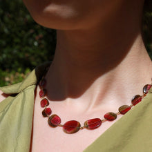 Load image into Gallery viewer, WATERMELON TOURMALINE NECKLACE