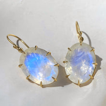 Load image into Gallery viewer, FACETED MOONSTONE EARRINGS
