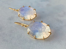 Load image into Gallery viewer, FACETED MOONSTONE EARRINGS
