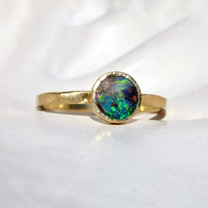 BOULDER OPAL RING