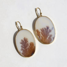 Load image into Gallery viewer, DENDRITIC AGATE EARRINGS
