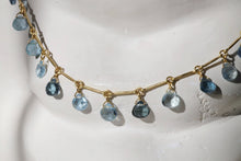 Load image into Gallery viewer, AQUAMARINE BRIOLLETTE NECKLACE
