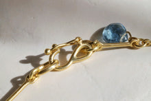 Load image into Gallery viewer, AQUAMARINE BRIOLLETTE NECKLACE

