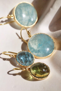 AQUAMARINE & TOURMALINE DROPS