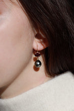Load image into Gallery viewer, GARNET &amp; TAHITIAN PEARL DROPS
