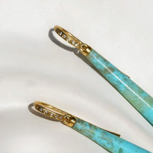 Load image into Gallery viewer, TURQUOISE &amp; DIAMOND DROPS
