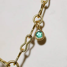 Load image into Gallery viewer, DIAMOND &amp; EMERALD NECKLACE
