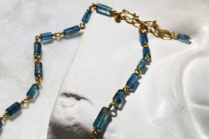 AQUAMARINE CHAIN NECKLACE