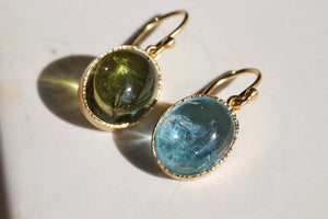 AQUAMARINE & TOURMALINE DROPS