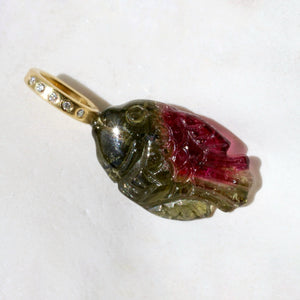 TOURMALINE FISH PENDANTS