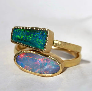 BOULDER OPAL RING