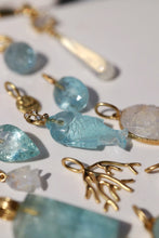 Load image into Gallery viewer, AQUAMARINE FISH PENDANT
