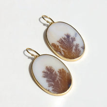 Load image into Gallery viewer, DENDRITIC AGATE EARRINGS
