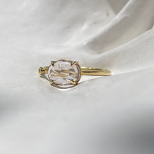 Load image into Gallery viewer, ROSE QUARTZ &amp; DIAMOND RING
