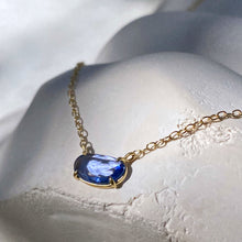 Load image into Gallery viewer, BLUE SAPPHIRE NECKLACE
