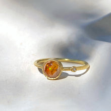 Load image into Gallery viewer, FIRE OPAL &amp; DIAMOND RING
