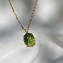 Load image into Gallery viewer, GREEN TOURMALINE NECKLACE
