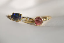 Load image into Gallery viewer, PINK TOURMALINE &amp; DIAMOND RING
