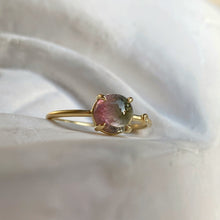 Load image into Gallery viewer, BICOLOR TOURMALINE &amp; DIAMOND RING
