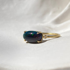 BLACK OPAL RING