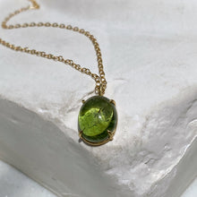 Load image into Gallery viewer, GREEN TOURMALINE NECKLACE
