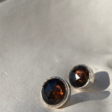 Load image into Gallery viewer, SMOKY QUARTZ STUDS
