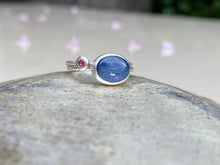 Load image into Gallery viewer, KYANITE &amp; RUBY STACK RINGS
