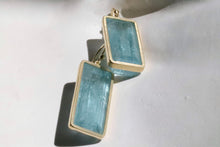 Load image into Gallery viewer, AQUAMARINE EARRINGS
