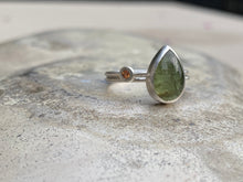 Load image into Gallery viewer, PERIDOT &amp; YELLOW SAPPHIRE STACK RINGS
