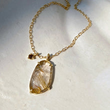 Load image into Gallery viewer, RUTILATED QUARTZ NECKLACE
