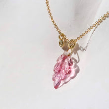 Load image into Gallery viewer, TOURMALINE LEAF &amp; DIAMOND NECKLACE
