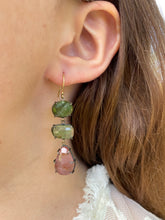 Load image into Gallery viewer, TOURMALINE DROP EARRINGS
