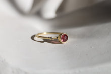 Load image into Gallery viewer, PINK TOURMALINE &amp; DIAMOND RING
