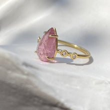 Load image into Gallery viewer, PINK TOURMALINE &amp; DIAMOND RING
