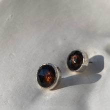 Load image into Gallery viewer, SMOKY QUARTZ STUDS
