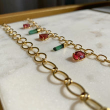Load image into Gallery viewer, TOURMALINE CRYSTAL BRACELET
