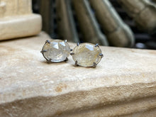 Load image into Gallery viewer, GOLDEN RUTILATED QUARTZ STUDS
