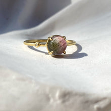 Load image into Gallery viewer, BICOLOR TOURMALINE &amp; DIAMOND RING
