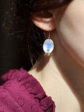 Load image into Gallery viewer, FACETED MOONSTONE EARRINGS
